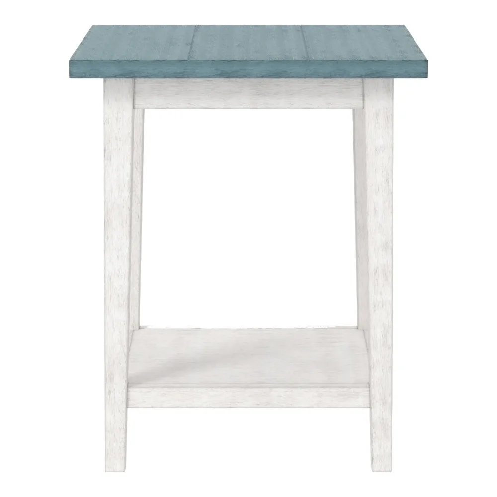 Мебели на Америка Burel 1-рафт странична маса, светло зелено Изображение 2