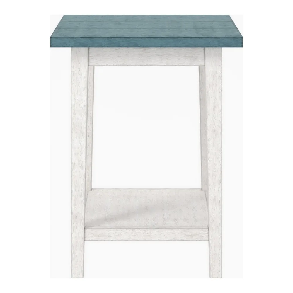 Мебели на Америка Burel 1-рафт странична маса, светло зелено Изображение 3
