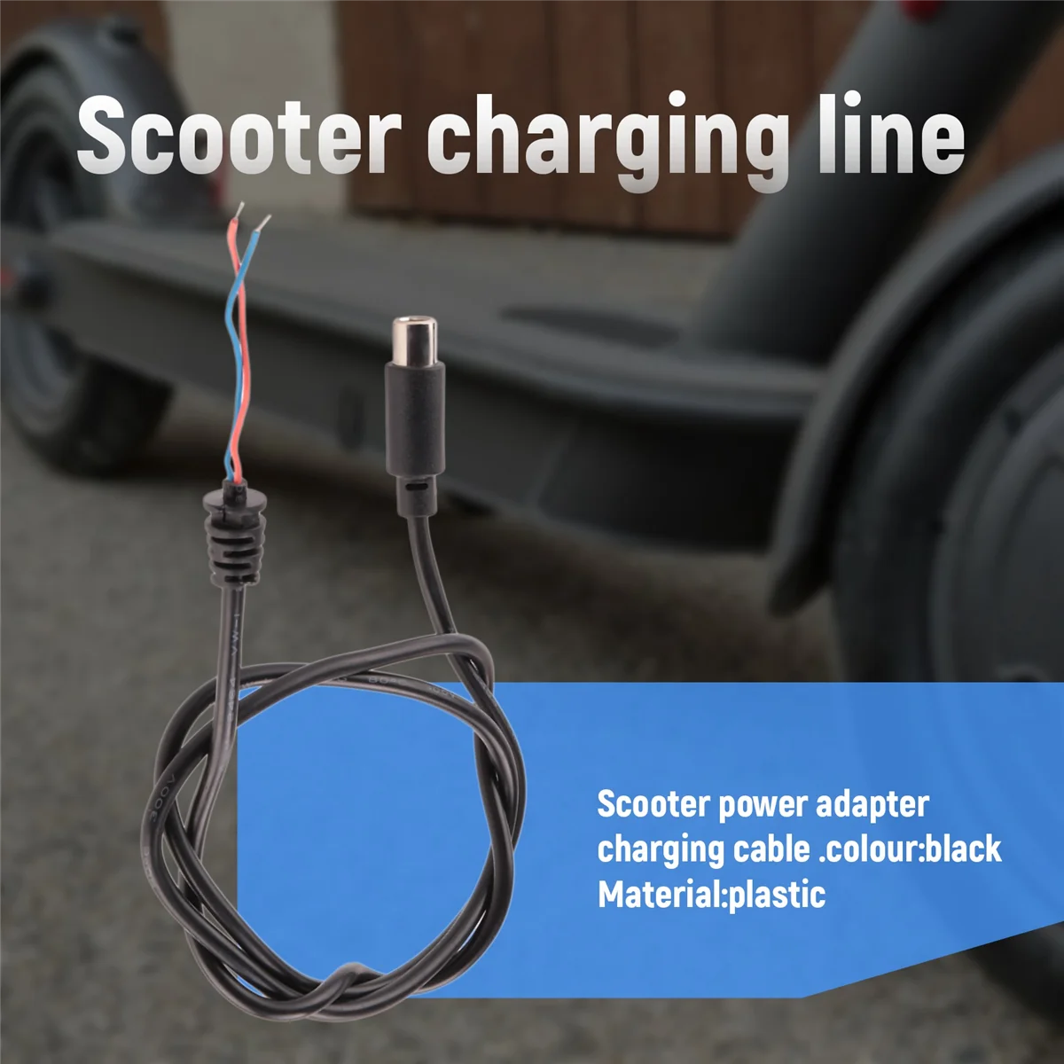 Електрически скутер линия 42V 2A зарядно аксесоари захранващ кабел за зареждане за Xiaomi M365 електрически скутер захранващ адаптер такса Изображение 4