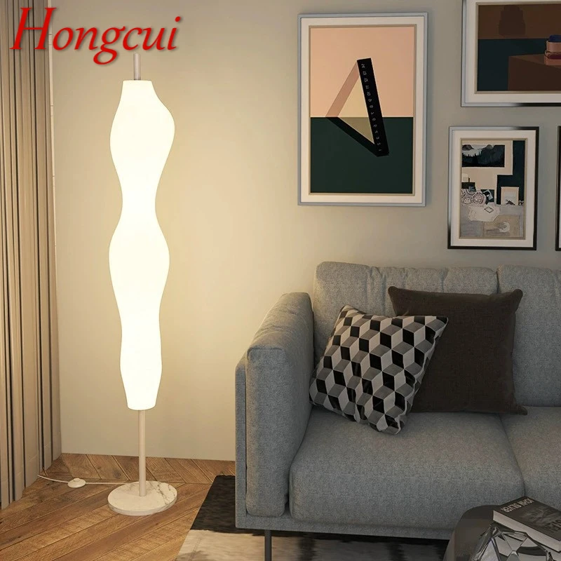 Hongcui Скандинавска подова лампа Минимализъм Модерна семейна стая Спалня Творчество LED декоративна стояща светлина Изображение 0