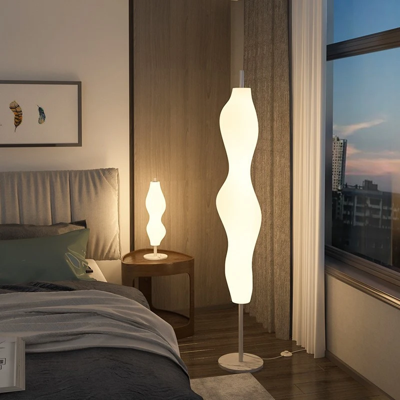 Hongcui Скандинавска подова лампа Минимализъм Модерна семейна стая Спалня Творчество LED декоративна стояща светлина Изображение 2