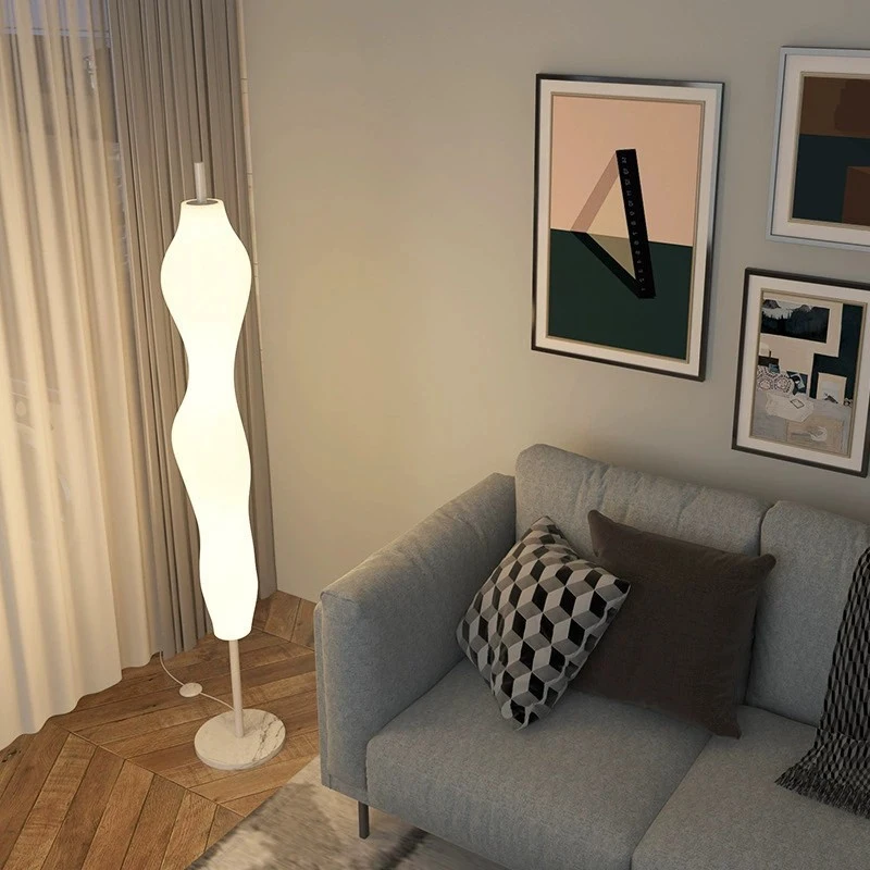 Hongcui Скандинавска подова лампа Минимализъм Модерна семейна стая Спалня Творчество LED декоративна стояща светлина Изображение 3