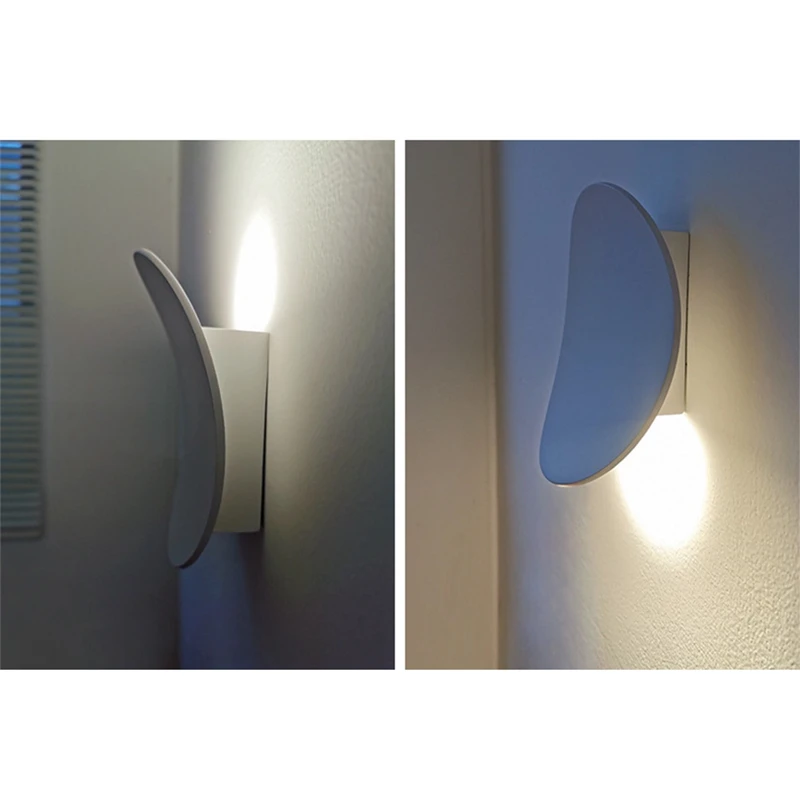 Гореща стена лампа модерен кръг проста спалня нощна лампа Nordic личност хол коридор пътека Изображение 3