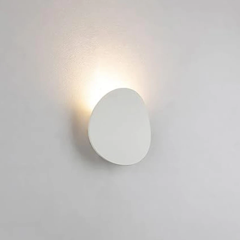 Гореща стена лампа модерен кръг проста спалня нощна лампа Nordic личност хол коридор пътека Изображение 4