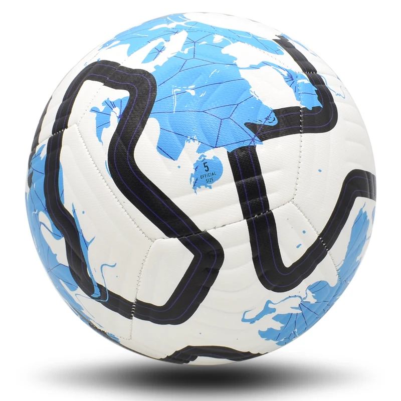Футболни топки Официален размер 5 Висококачествен PU материал топка Открит спорт Футбол Тренировъчна лига Отборен мач futbol topu Изображение 0