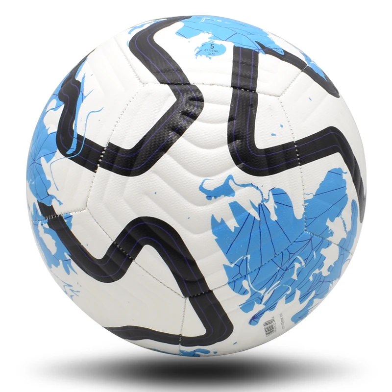 Футболни топки Официален размер 5 Висококачествен PU материал топка Открит спорт Футбол Тренировъчна лига Отборен мач futbol topu Изображение 3