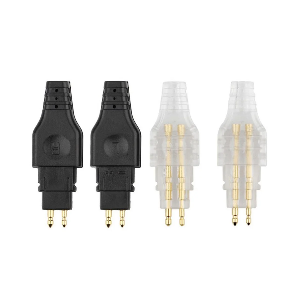 2 бр. Мини кабел за слушалки Аудио жак за слушалки Plug конектор за Sennheiser HD650 HD600 HD580 HD25 черен Изображение 1