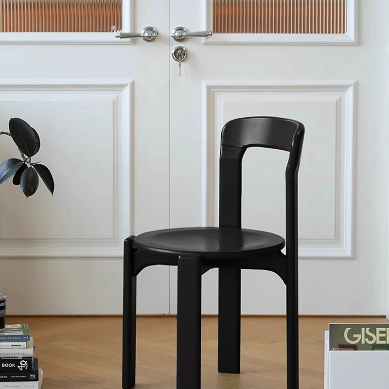 Минималистичен луксозен хол стол черен пластмасов банкет ергономични трапезни столове в очакване на модерни Sillas Silla елегантни мебели Изображение 3