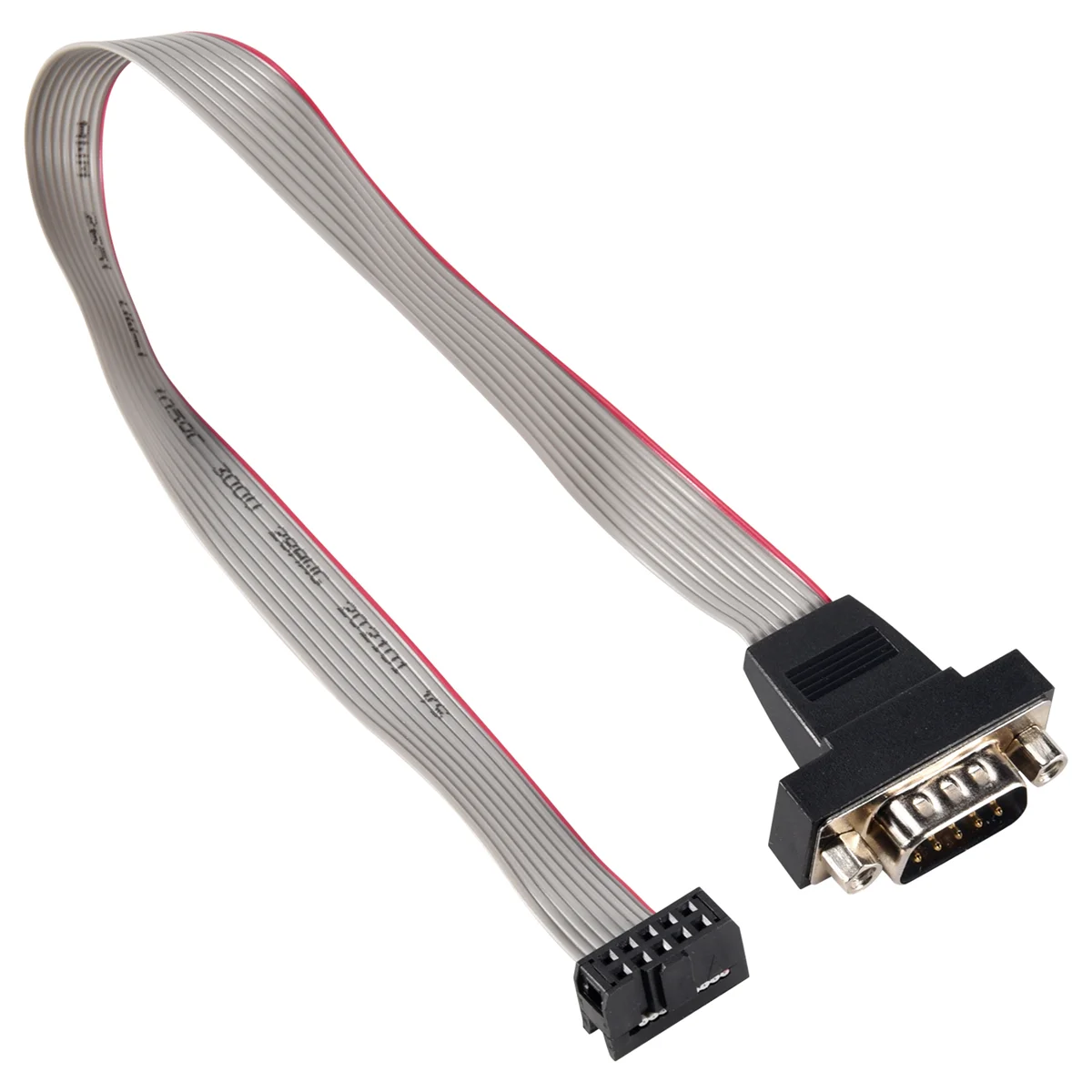 DB9 RS232 до 10 пинов адаптер за лентов кабел Изображение 0