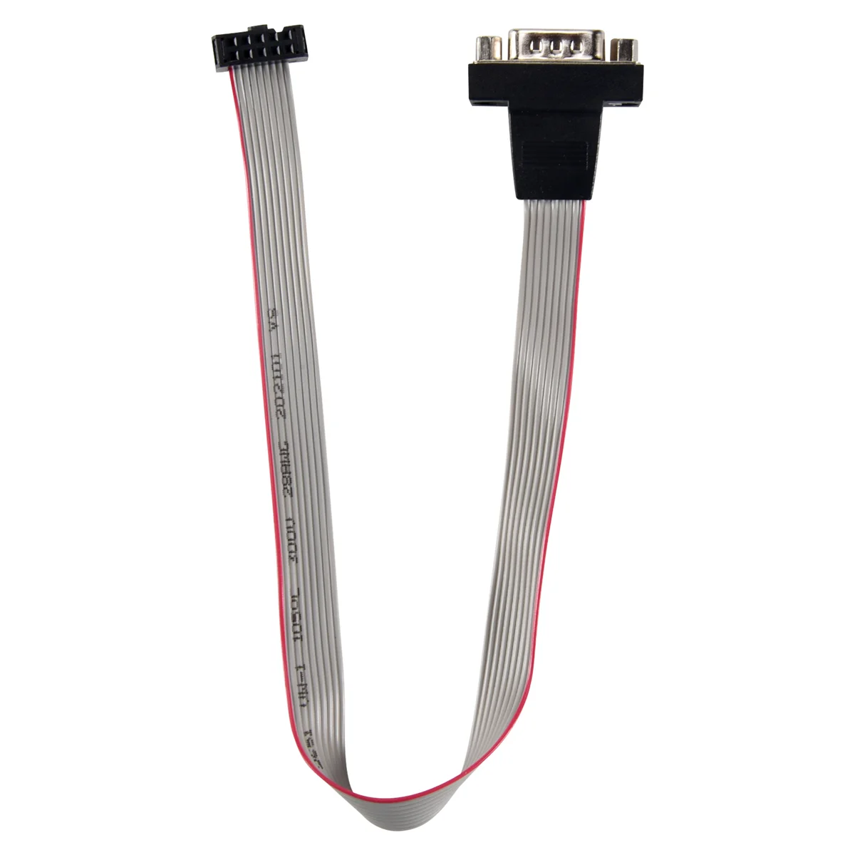 DB9 RS232 до 10 пинов адаптер за лентов кабел Изображение 1