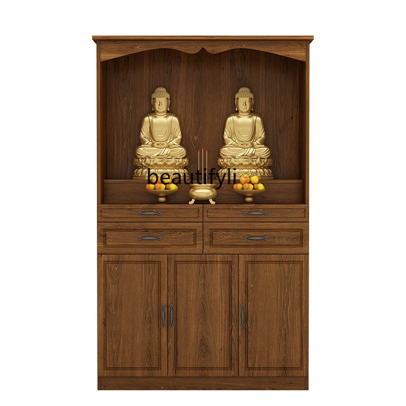 Буда ниша дрехи килер прост Буда светилище Буда кабинет Фея ниша кабинет Буда кабинет дърво кабинет Буда Изображение 0