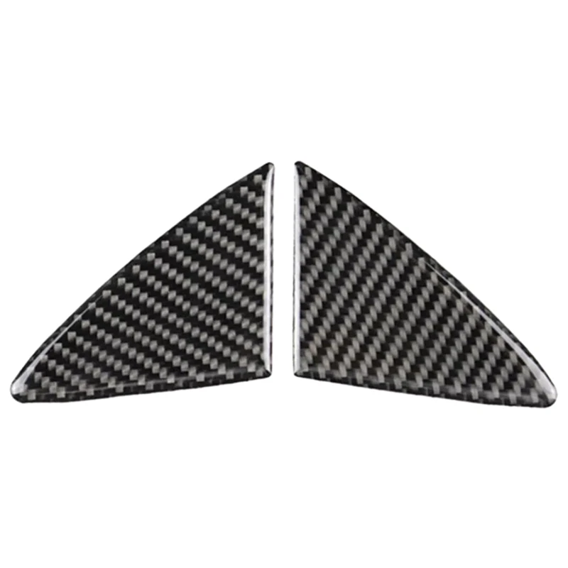 2Pcs Carbon Fiber предна решетка Grill Cover Trim за Mazda 3 Axela 2014 2015 2016 Car Front Grille Trim Strips Cover Изображение 1