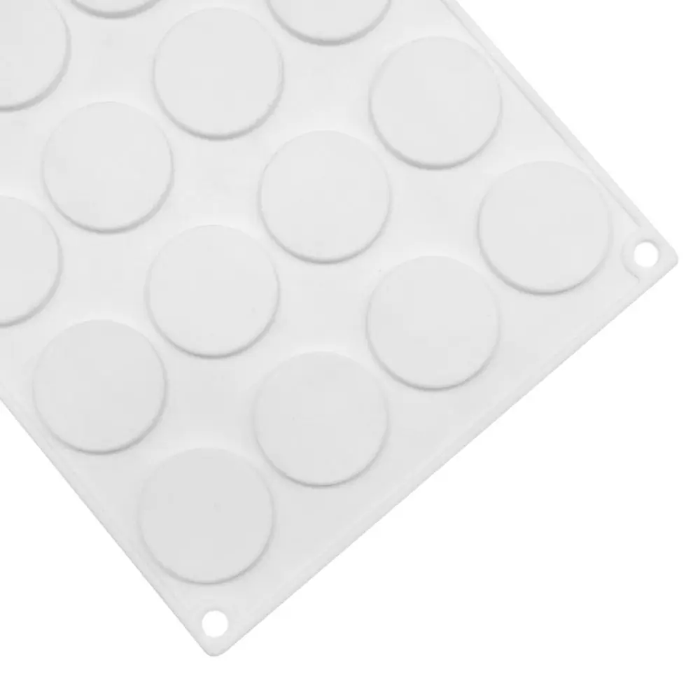 Запечатване восък кръг форма DIY печене мухъл сладкарски декорация кръг шаблон силиконов мухъл восък печат мухъл трансфер лист Изображение 1
