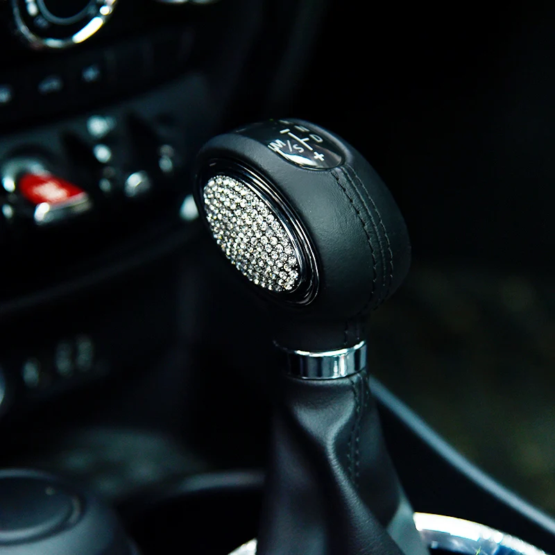 Car Gear Shift Lever Head Styling Accessories Интериорна декорация Cover стикер за BMW MINI Cooper Clubman F54 F55 F56 F57 F60 Изображение 1