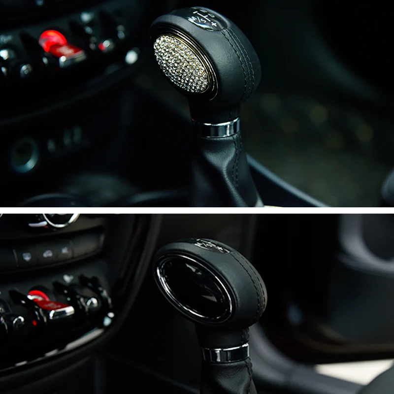 Car Gear Shift Lever Head Styling Accessories Интериорна декорация Cover стикер за BMW MINI Cooper Clubman F54 F55 F56 F57 F60 Изображение 3