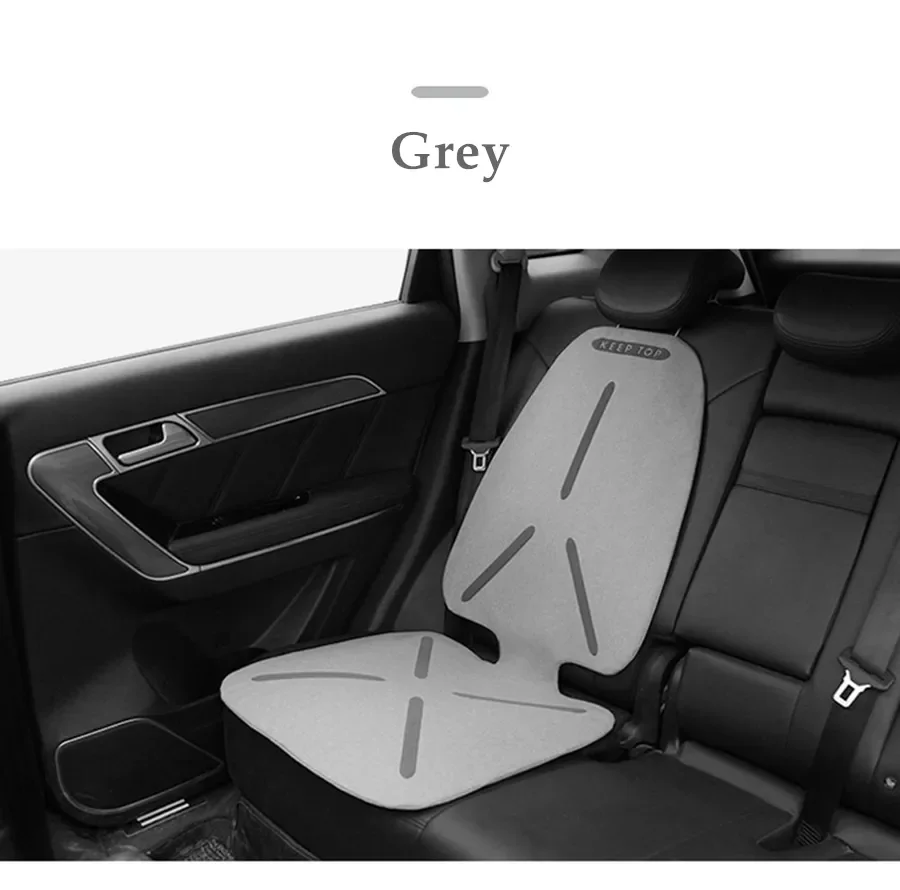 Car Child Safe Seat Protection Pad Anti-skid Pad 600D EPE Водоустойчив сгъстен капак на автомобилната седалка за Tesla Model 3 Y X S Изображение 5