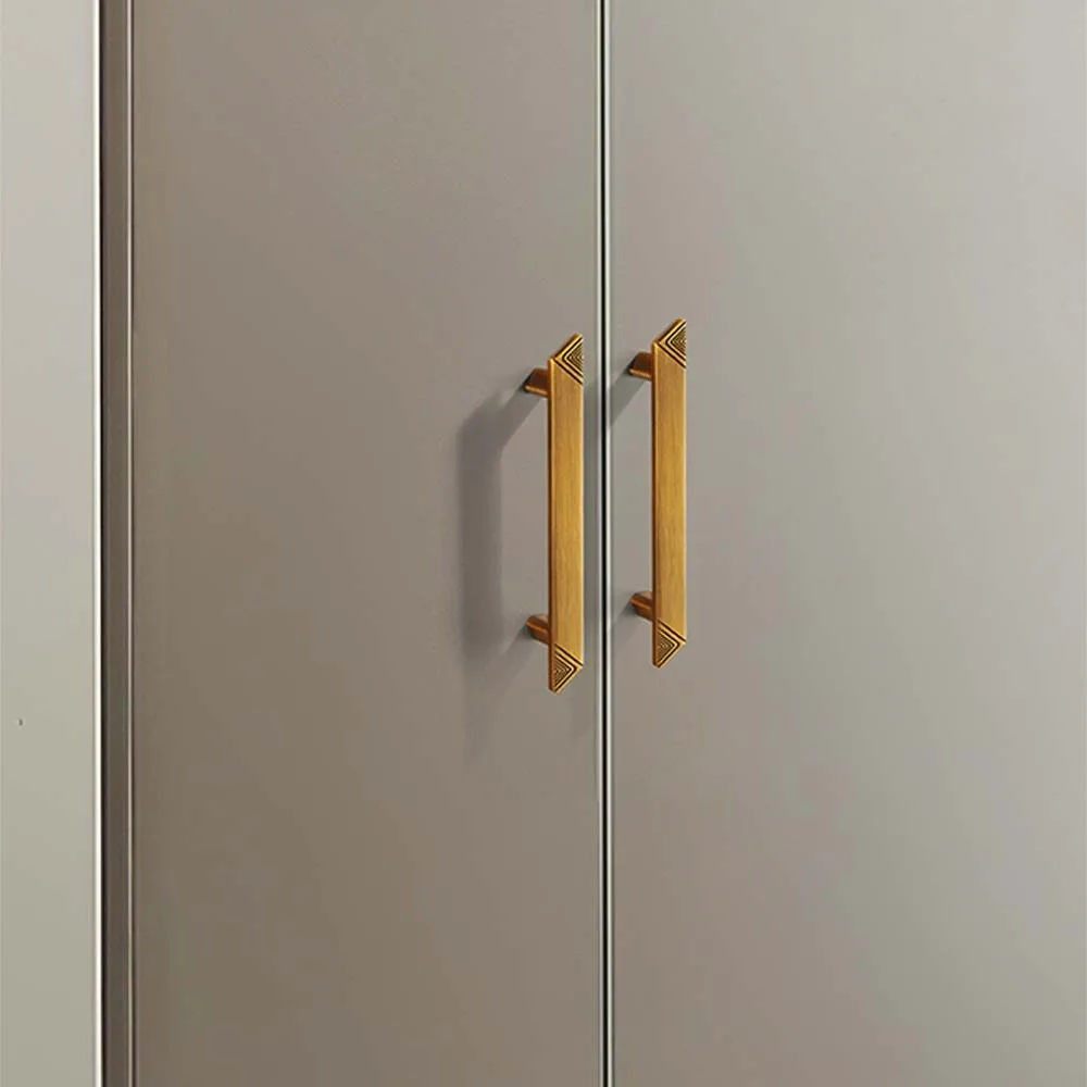 Nordic висок клас гардероб дръжка шкаф врата проста светлина луксозен шкаф дръжка чекмедже обувки кабинет единична дупка дръжки на вратите Изображение 3