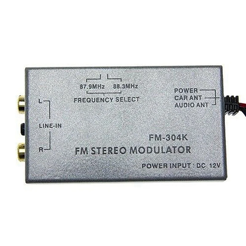 2X универсален Fm модулатор стерео Mp3 Auto Antenne Kabel Car Radio Cinch Aux адаптер Изображение 2