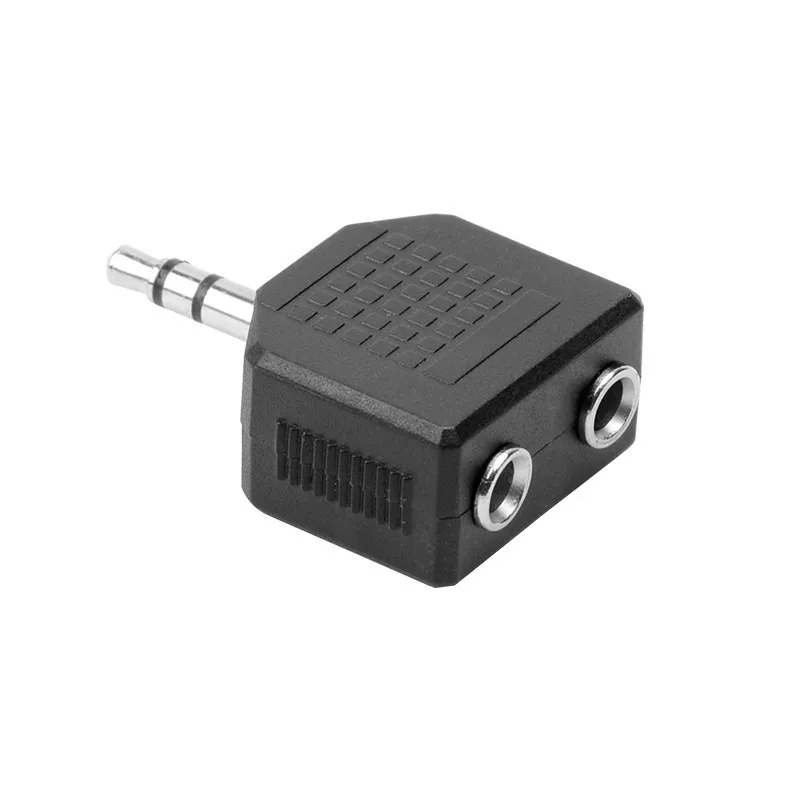 Аудио слушалки за слушалки сплитер адаптер 3.5mm към 2 слушалки стерео слушалки сплитер слушалки аксесоари Изображение 1