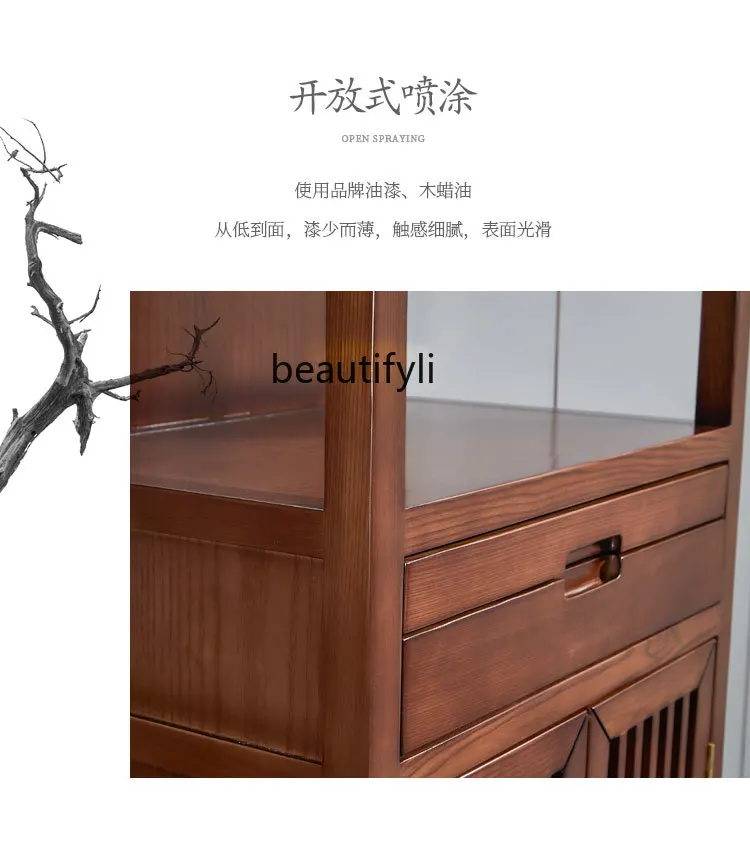 Персонализирана нова китайска масивна дървесина Буда ниша Начало Буда кабинет олтар дрехи килер с врата поклонение маса мебели Изображение 4