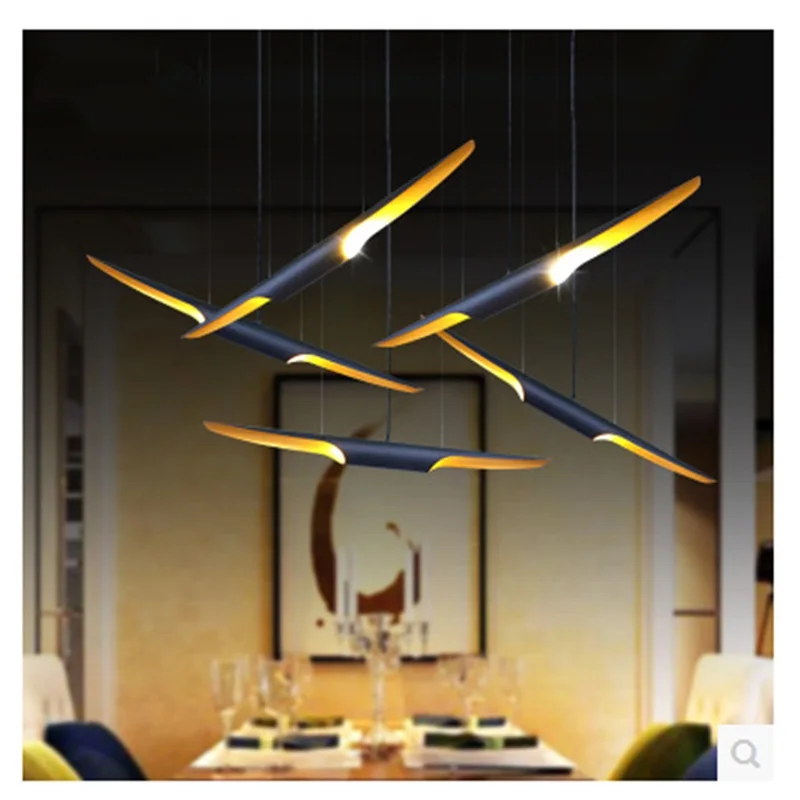 ULANI Постмодерна висулка светлина творчески прости LED лампи тела за дома декоративна трапезария Изображение 3