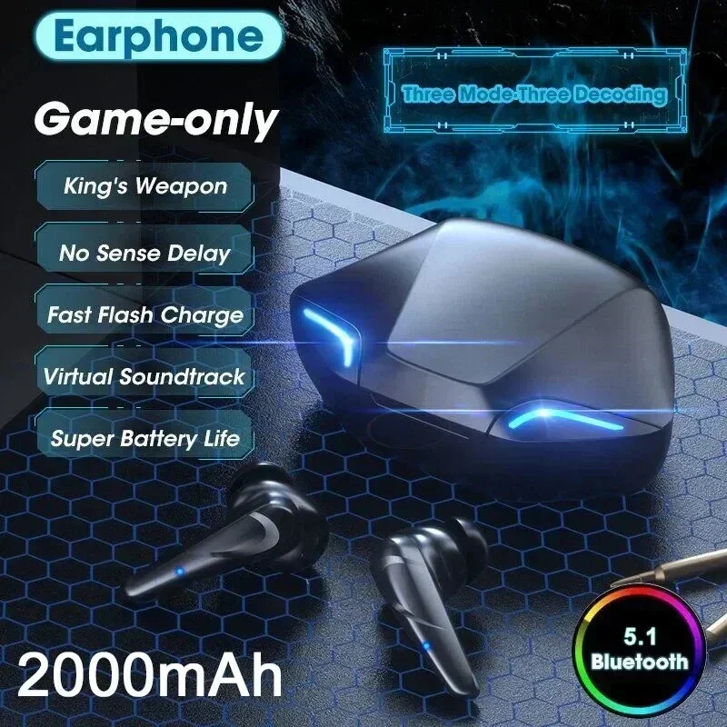 X15pro Безжични слушалки за игра Bluetooth слушалки с микрофон за намаляване на шума Изображение 0
