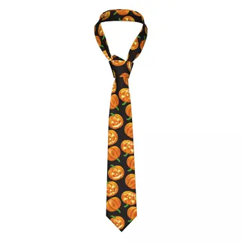 Хелоуин тиква модел вратовръзка за мъже жени вратовръзка облекло аксесоари
