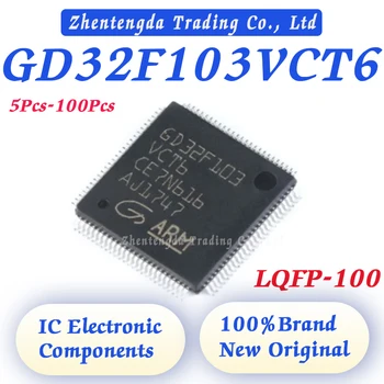 5Pcs-100Pcs GD32F103VCT6 GD32F103VC GD32F103V GD32F103 GD32F 32F103VC GD32 GD IC MCU чип LQFP-100