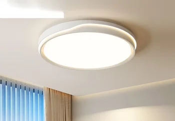 Спалня светлина крем стил стая лампа проста модерна лампа в хола проучване LED таван лампа детска стая лампа