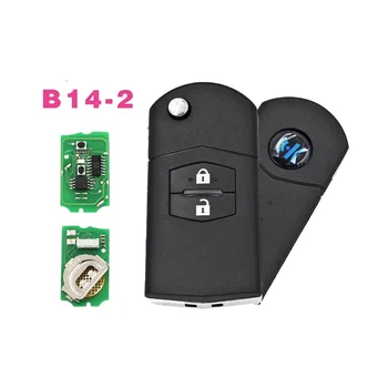 KEYDIY B14-2 KD дистанционно управление кола ключ универсален 2 бутон за Mazda стил за KD900 / KD-X2 KD MINI / URG200 програмист