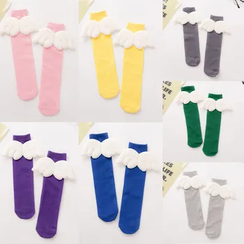 Новородено бебе момичета чорапи твърди без петата дизайн сладък обезкостени шев