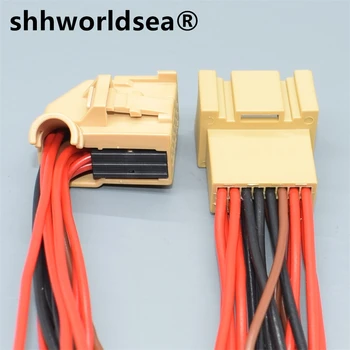 shhworldsea 16 Pin 8E0 972 416 A Конектор за модул за паркиране на радар за заден ход 8E0972416A За Audi VW