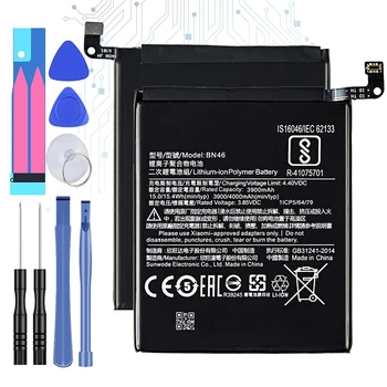 4000mAh BN46 Резервна батерия за Xiaomi Redmi Note8 Забележка 8T 8 За Redmi 7 Redmi7 Забележка 6 Забележка6 + Безплатен инструмент