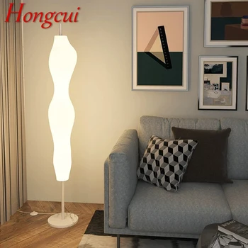 Hongcui Скандинавска подова лампа Минимализъм Модерна семейна стая Спалня Творчество LED декоративна стояща светлина