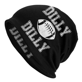 Dilly Dilly Bonnet Шапки Американски футбол Плетене Шапки На открито Skullies Beanies Hat Възрастен Есен Зима Топли капачки с двойна употреба