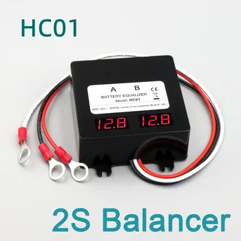 HC01 Балансьор на батерията Оловно-киселинен еквалайзер на батерията Регулатор на зарядното устройство Контролер с LED цифров дисплей