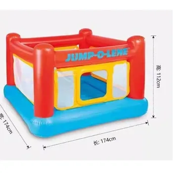 Intex 48260 JUMP-O-LENE Надуваем театрален батут за деца 174cmx174cmx112cm