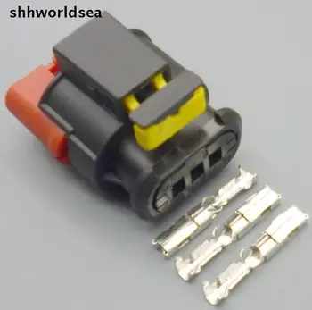  worldgolden 5 / 30 / 100sets 1.5mm 3P контакт за кола 284425-1 Plug запалителна бобина запалване конектор бобина щепсел кола щепсел