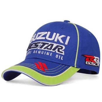 Нова мода висококачествена бейзболна шапка за Suzuki кола памучна бродерия случайни шапка човек състезателни мотоциклет спортна шапка