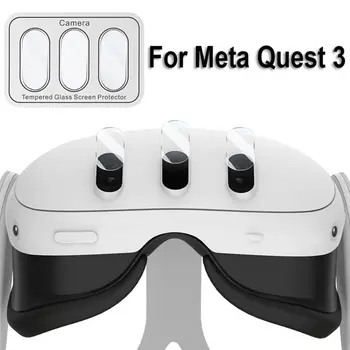 Oleophobic домакин закалени филми главата единица камера обектив филм VR аксесоари закалено стъкло за Meta Quest 3