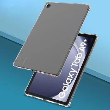 Прозрачен капак за Samsung Galaxy Tab A9 Plus 2023 11inch удароустойчив TPU силиконова обвивка за Galaxy Tab A9+ SM-X210 X215 X216B