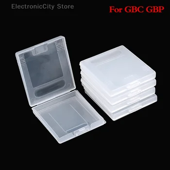 5Pcs Прозрачна кутия за съхранение на игри Карта против прах Защита на калъфа за игра Кутия за карти за Gameboy Color Pocket GBC GBP