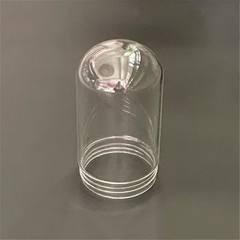 Стъклен глобус крушка капак за разходка в хладилници Протектор за крушка Глобус за крушки с резба Замяна на стъклен нюанс с резба