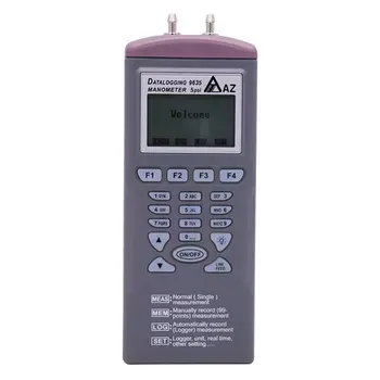 AZ9635 5 psi цифров манометър рекордер диференциално налягане метър данни регистратор Манометър за въздушно налягане
