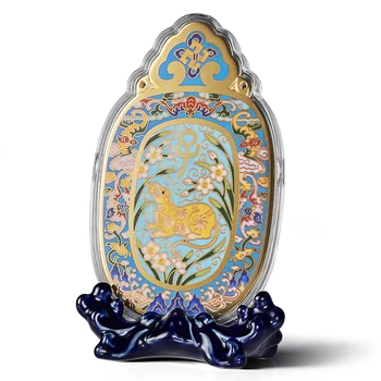 Дванадесет зодиака Cloisonne позлатени занаяти орнаменти висок клас колекция подаръци възпоменателни добри продукти