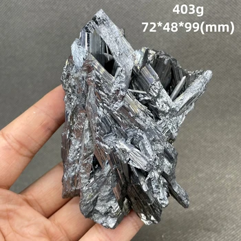 BIG! 403g Натурален рядък Стибнит минерален образец камъни и кристали лечебни кристали кварцови скъпоценни камъни от Китай
