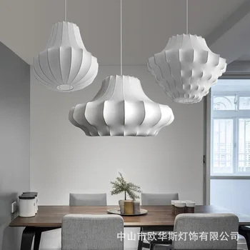 френски дизайнер коприна множество стилове висулка лампа за трапезария кухня остров окачване hanglamp LED осветление къща тела