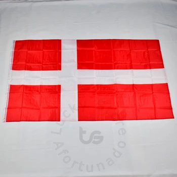 Дания 90 * 150 см флаг Банер Висящ национален флаг за среща, парад, парти. Окачване, декорация