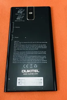 Използван оригинален защитен калъф за батерия + обектив на камерата за Oukitel K3 MTK6750T Окта ядро 5.5 инча FHD безплатна доставка