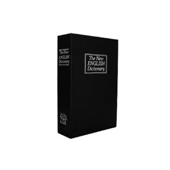 Нов речник на сейфовете Тайна книга Скрита тайна ключ за заключване монета Банкова карта Бижутерия Частен случай кутия за съхранение Парола шкафче